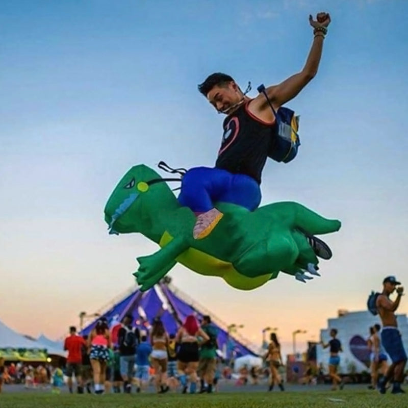 Déguisement Gonflable de Dinosaure pour Adulte - Raptor - Jour de Fête -  Boutique Jour de fête