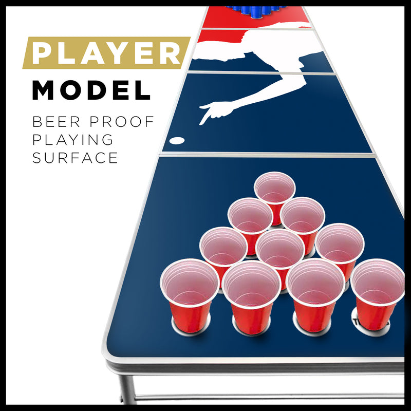 Table de Bière Pong - Table Beer Pong Player + 60 Red Cups + 60